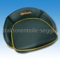 Preview: Sitzkissen Holder grün/gelb mit Stick "HOLDER"